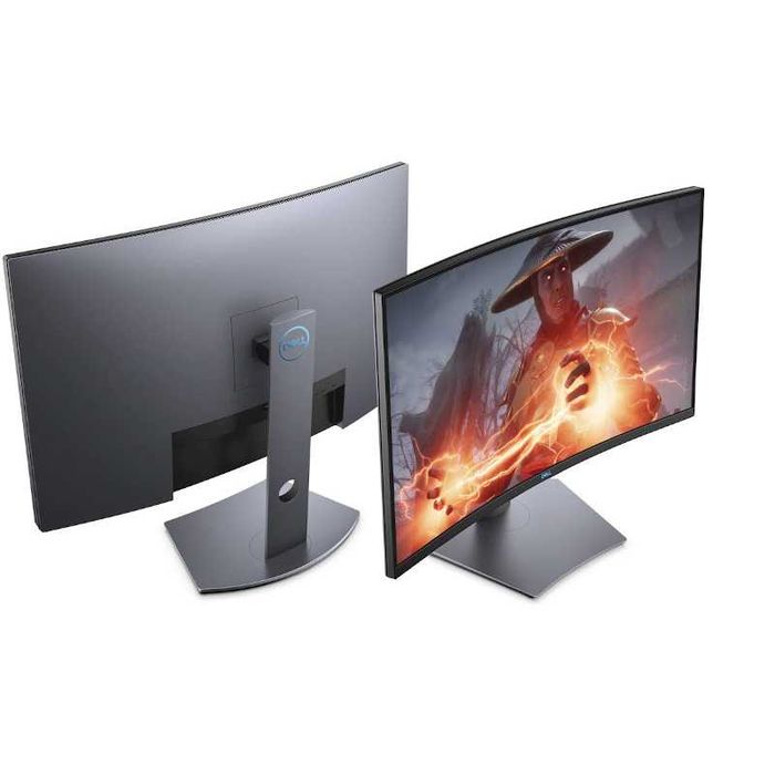 Monitor Curbat Gaming LED Dell 32 / 31.5", WQHD, Display Port, HDMI, 165Hz, FreeSync, Negru , Pivot, S3220DGF