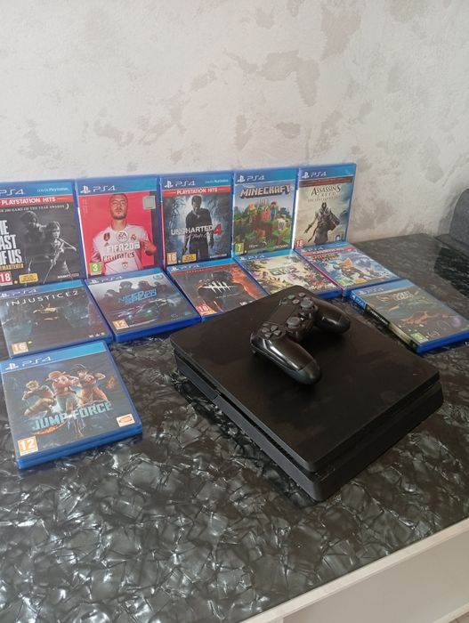 PlayStation 4(PS4), slim ,1 TB+jocuri