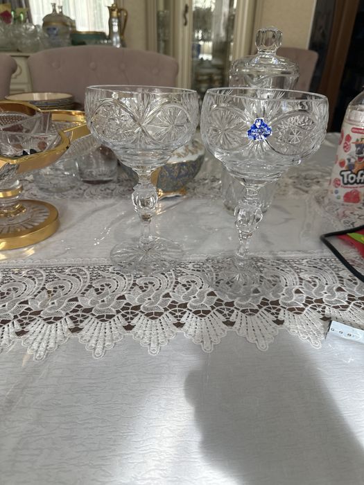 Конфетница Хрусталь на ножке