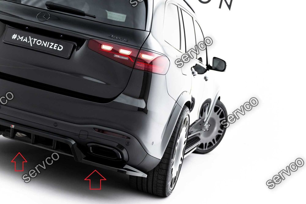 Prelungire bara spate Mercedes GLS X167 AMG-Line 2019- v2 Maxton