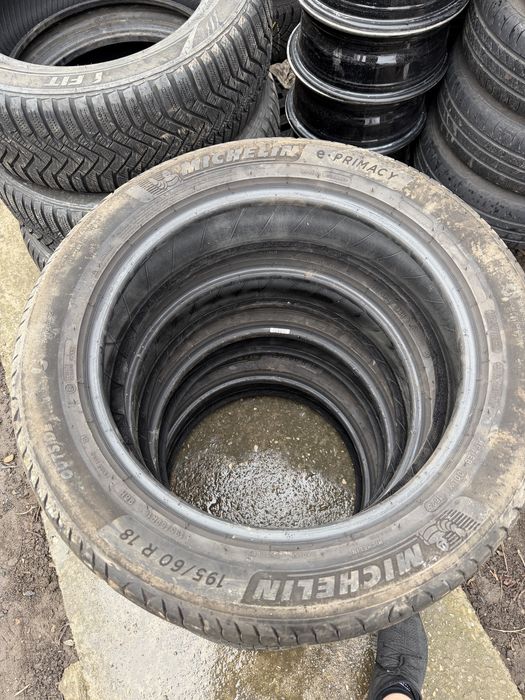 Vand Set Anvelope 195 60 18 Michelin e primacy ca noi