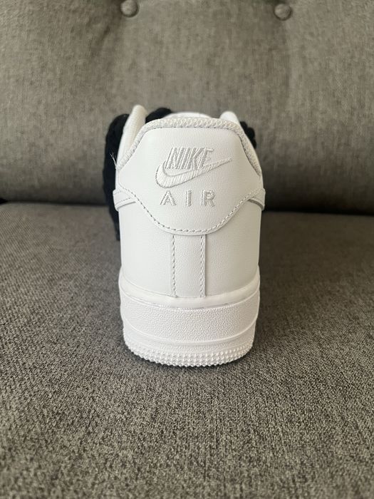 Nike Air Force 1 Custom, Black Rope Laces