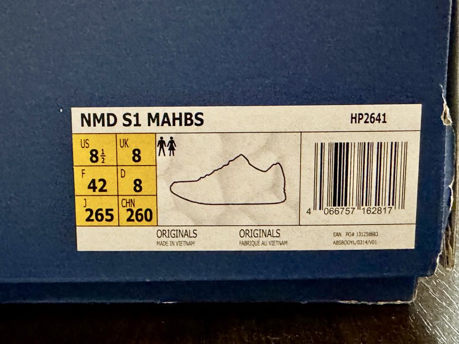 adidas NMD S1 Mahbs x Pharrell Oatmeal Blue Corn Humanrace