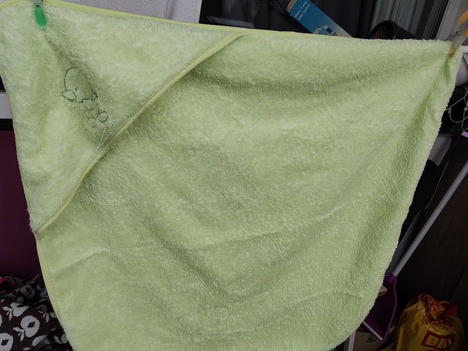 Хавлиена кърпа за дете с качулка, памучни за бебе