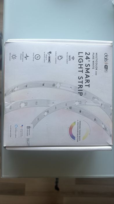 Banda led RGBW pentru exterior Dals, made in USA, noua, 2 seturi de 7.3m