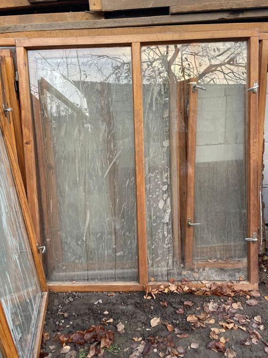 Деревянные окна без коробок