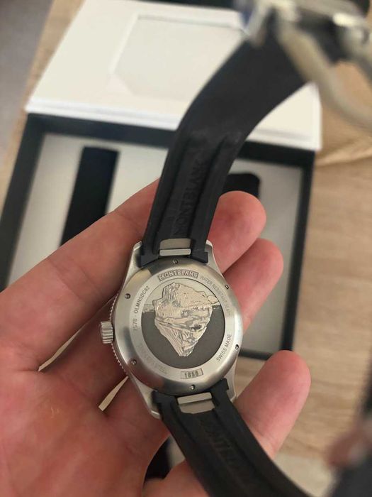 Montblanc 1858 iced sea automatic date