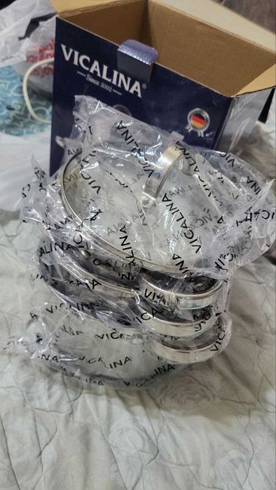 Набор кастрюли Vicalina 3 шт. 1,9 литра, 2,7l литра 3,6 литра