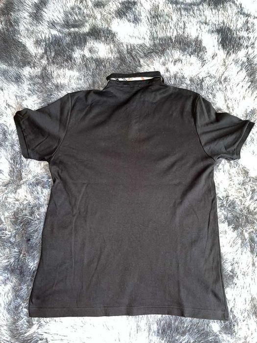 Поло Burberry XL- черно, 100% памук, много добро състояние