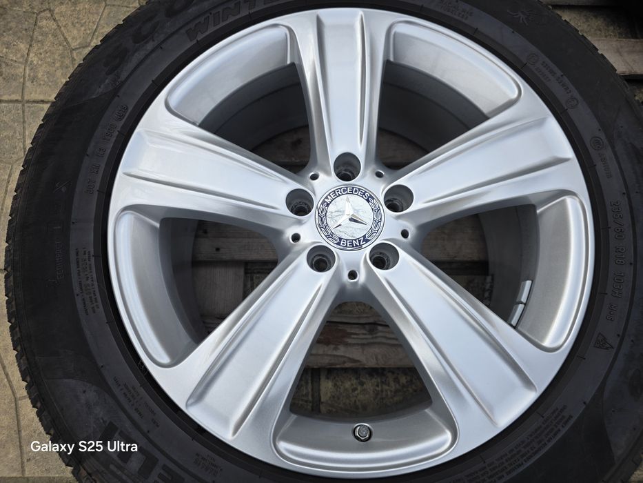 Лети джанти 18ки 5х112 Mercedes + зимни гуми 235/60/18 Pirelli