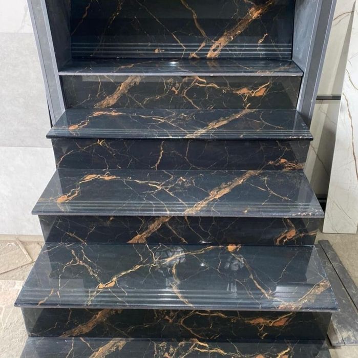 Лестница керамогранита, резка г - образки