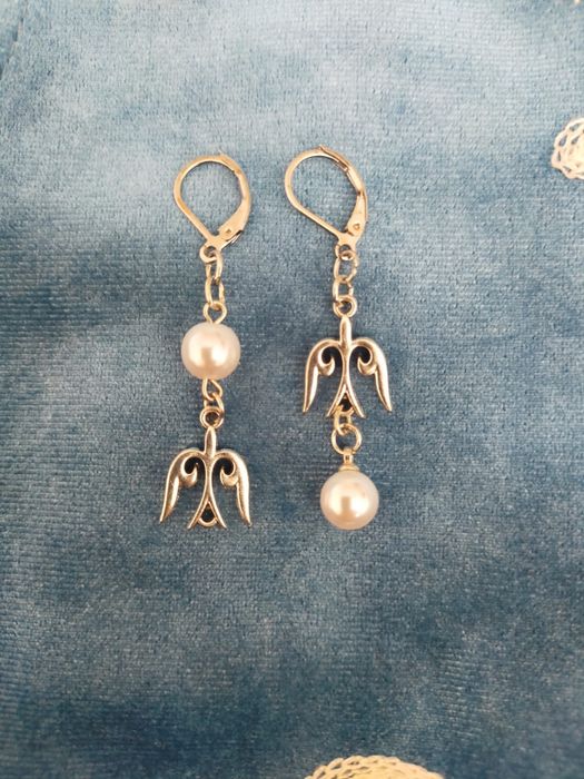 Серьги в национальном стиле.