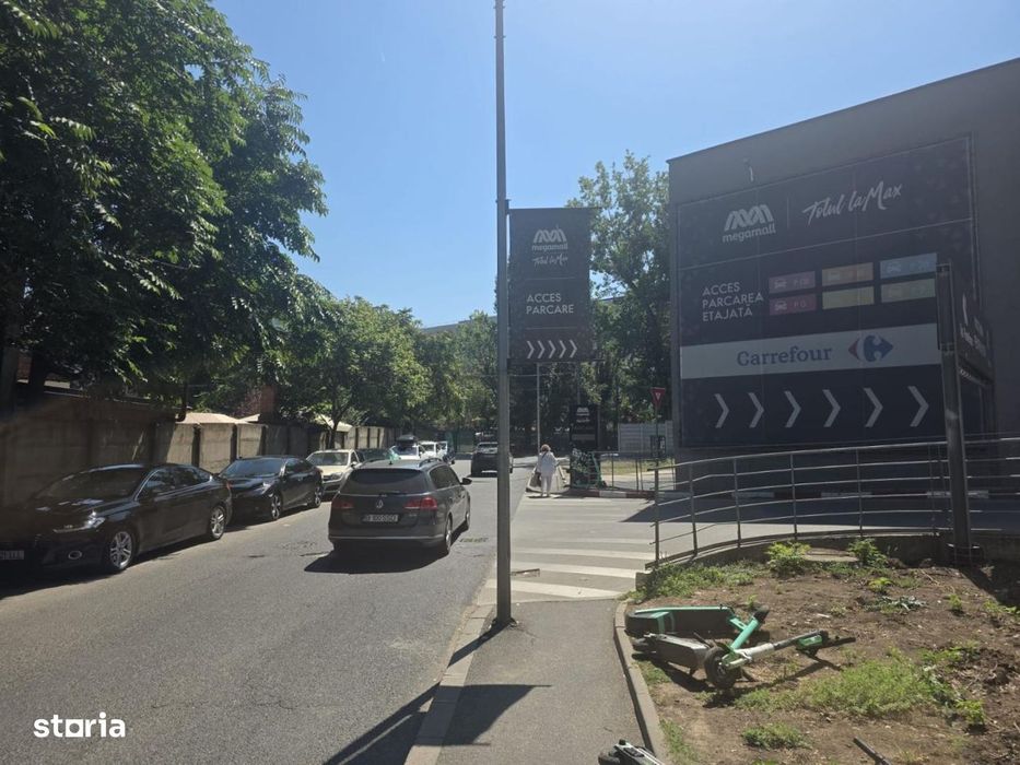 Teren 260 mp lângă Mega Mall, deschidere 30m la 2 strazi.