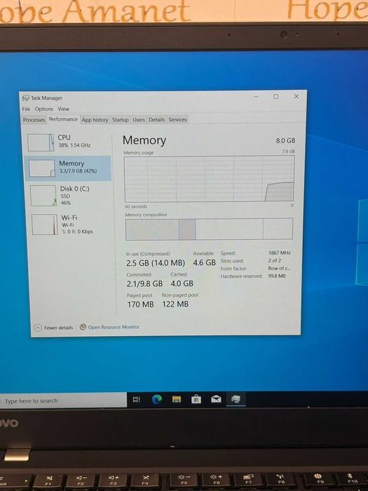 Hope Amanet P10/Laptop LENOVO THINKPAD X1 Carbon
