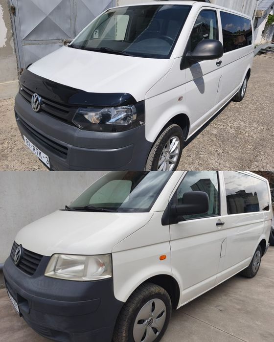 Două autoturisme VW Transporter T5, M1, 9 locuri, euro 4 și 5, scurt și lung, AC, import Olanda, km reali!