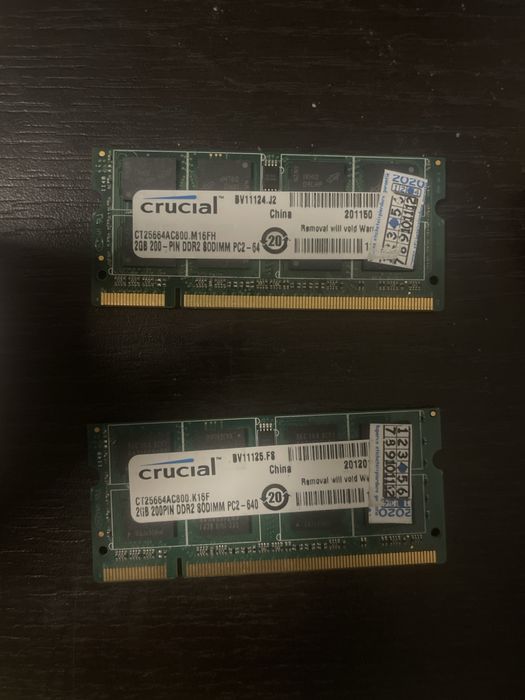 Memorii ram laptop ddr2