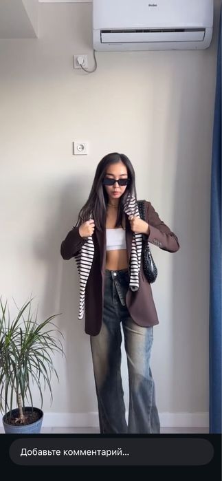 джинсы в винтажном стиле S