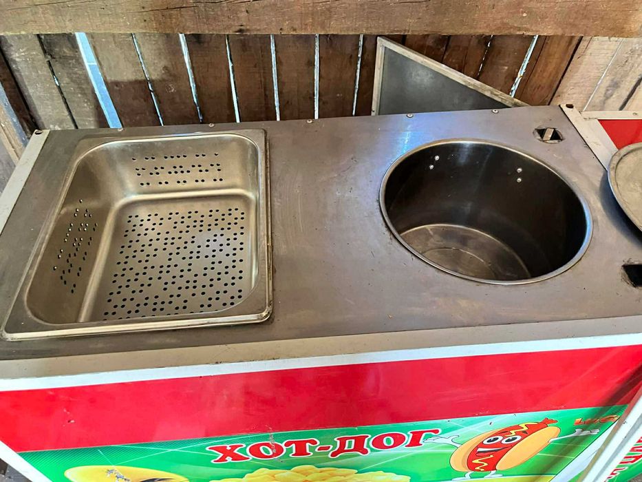 Количка за царевица на газ