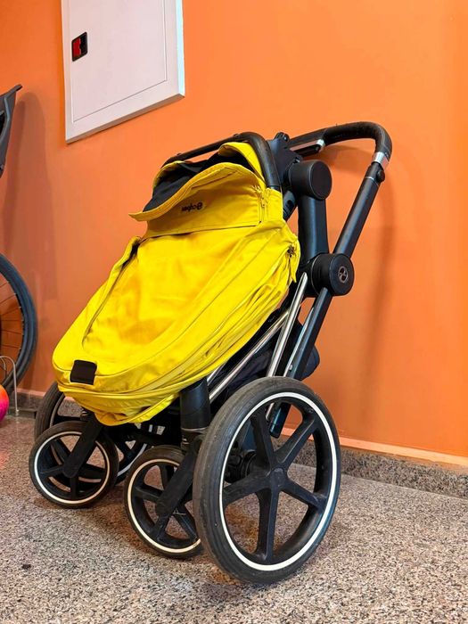 Детска количка Cybex Platinum 3 в 1 Mustard Yellow + Аксесоари