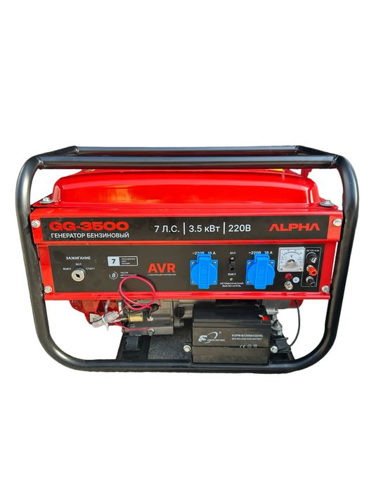 Генератор бензиновый ALPHA  2.5 КВТ GG-3500