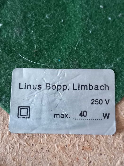 Veioza Designer Linus Bopp,Anii ''70