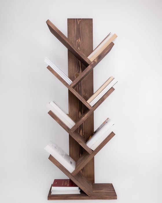 Етажерка за книги от масив, библиотека.