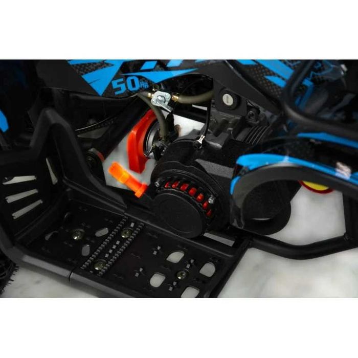 Mini atv XTR M7, roti 6 inch, 50cc, 2 timpi, pornire la buton, culoare rosu sau albastru