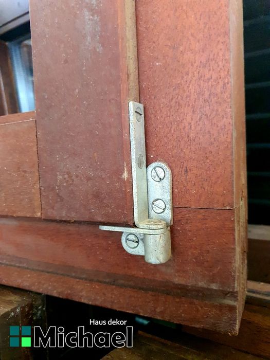 Fereastra lemn masiv,mahon,vintage 1978,Austria