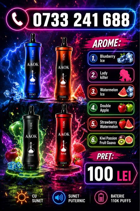 Narghilea - Aaok 110k // CU SUNET