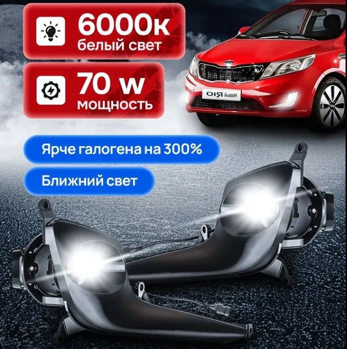 Противотуманные фары kia rio