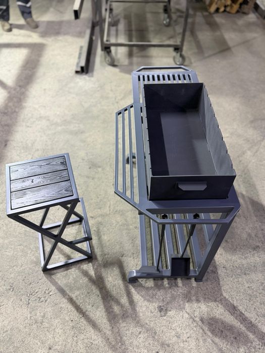 Мангал в стиле лофт