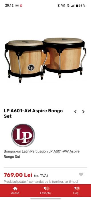 Tobe bongo Latin Percussion