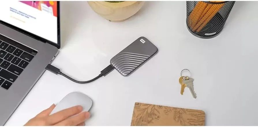 SSD Extern Western Digital MyPassport 4TB SSD Space Grey, sigilat