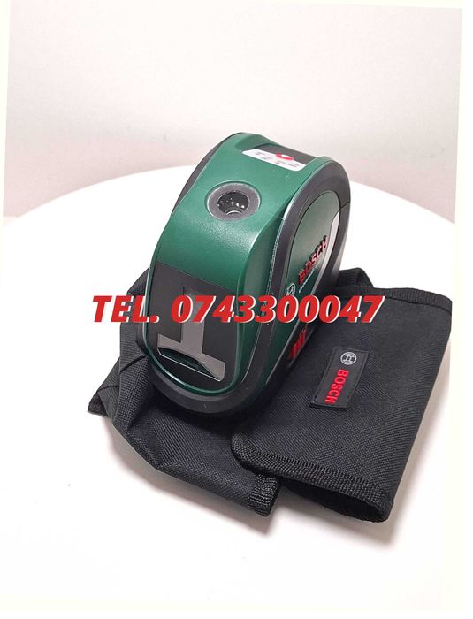 Laser Nivelare Marca Bosch Multiutilizare Level 2 Stare Buna , - Cu Baterii Pentru Masuratori Aliniere Si Trasare In Constructii