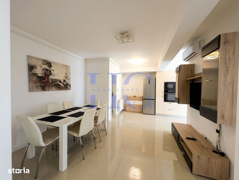 Apartament 3 camere de inchiriat. Complet mobilat si utilat.