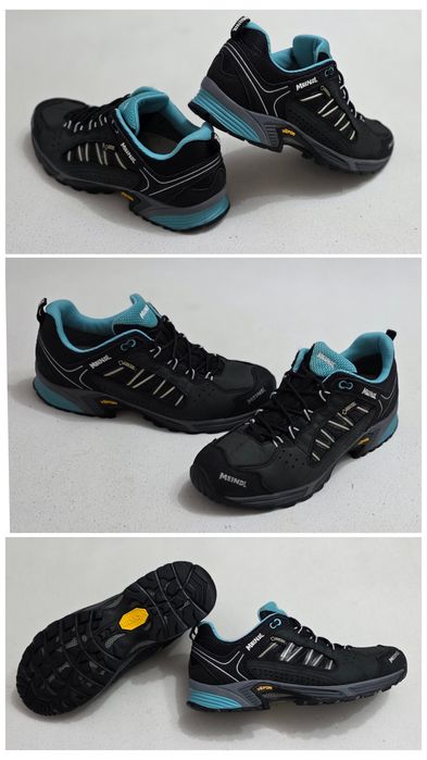 Ghete Meindl SX 1.1 GTX black/petrol, pantofi impermeabili Gore Tex Vibram, Nr. 39, 5 EU