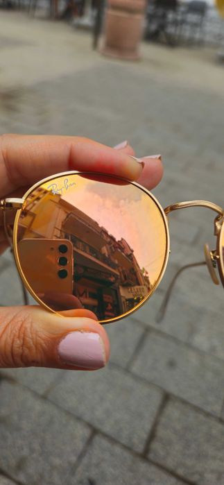 Rayban слънчеви очила 3447 Round metal