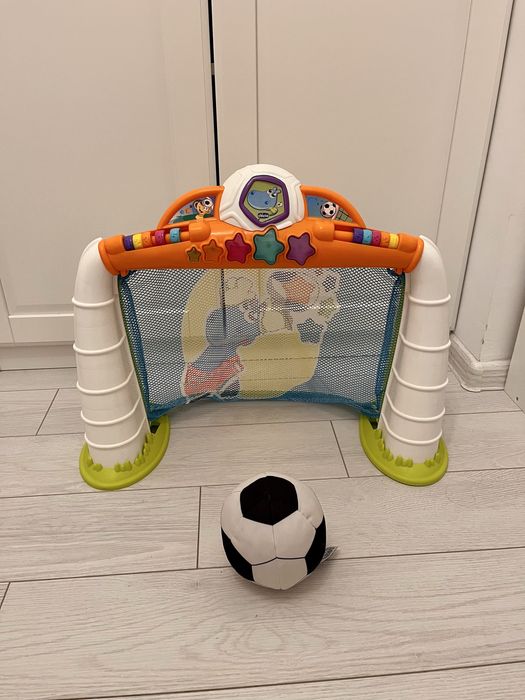 Joc Chicco 3 in 1 Liga de Fotbal, poarta fotbal interactiva impecabila