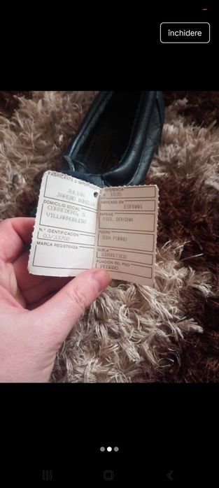 Pantofi din piele naturala pt baieti  34