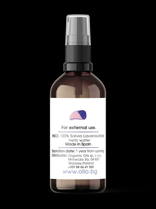 Oilo БИО Етерични масла Хидролат от градински чай - Sage Hydrolate