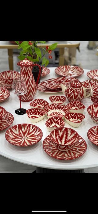 Milliy Sopol Nabor Servislar Turli Xil Ranglar va Uslublarda!