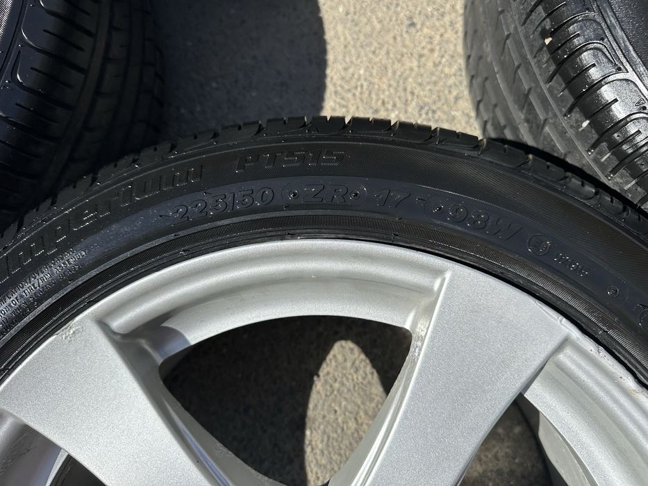 Jante de pe bmw x1 225/50/17 anvelope de vara