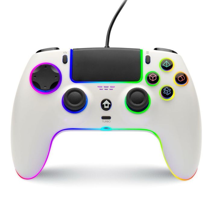 Controller cu fir PS5/PC/Android/Mac joysticks Hall-Effect butoane programabile giroscop vibrație duală – Negru