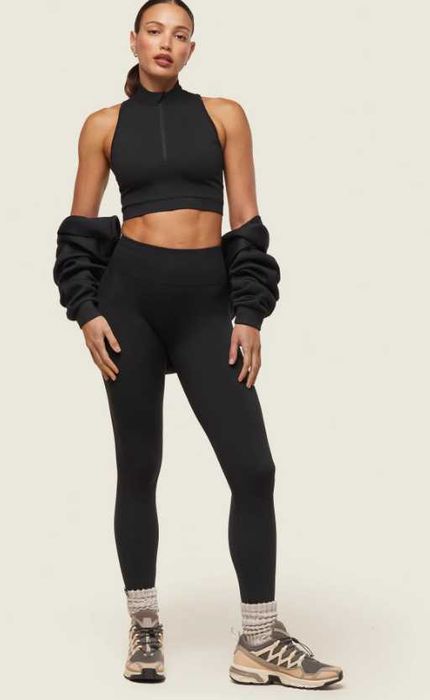 Gymshark безшевен клин, висока талия - размер S