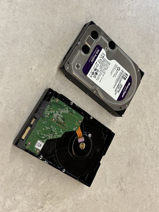 Doua HDD WD 6TB (12TB total) – ca noi, 2022, perfecte pentru NVR / PC