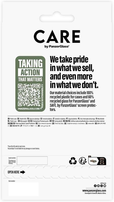 CARE BY PANZERGLASS® 3-в-1 защита на поверителността iPhone 16 Pro Max