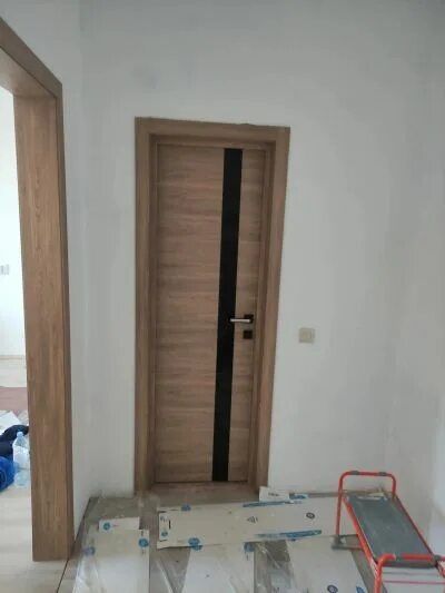 Установка дверей.