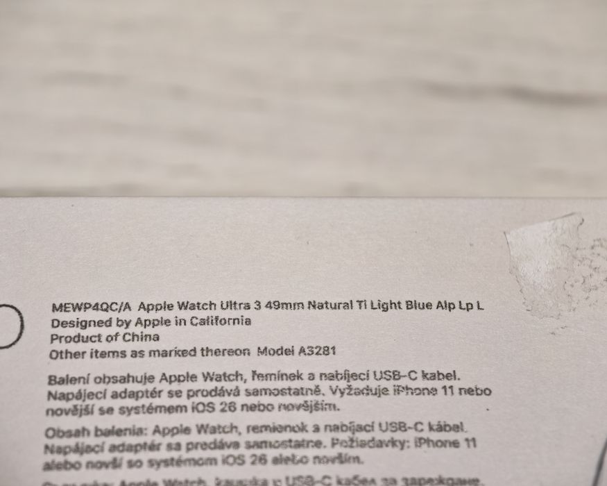 Apple Watch Ultra 3 Natural Гаранция
