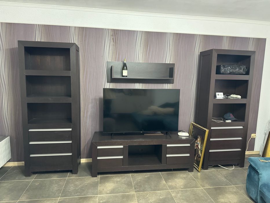 Set mobilier sufragerie cu comoda de TV