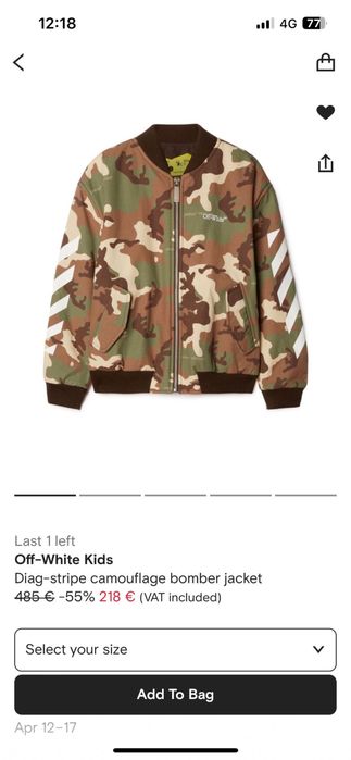 Jacheta Off White baieti 14-15ani